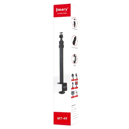Штатив-струбцина JMARY MT-49, настольный, 42,5 - 98 см, черный фото