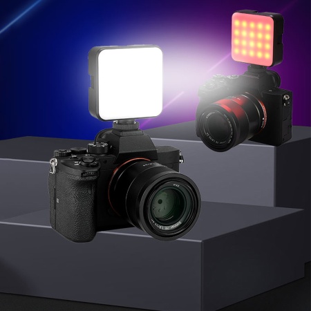 Светодиодный осветлитель JMARY FM-69RGB, 2000 мАч, черный фото