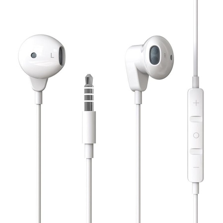 Проводные наушники  ME518-T, Jack 3.5mm, 1.2 м, белый фото