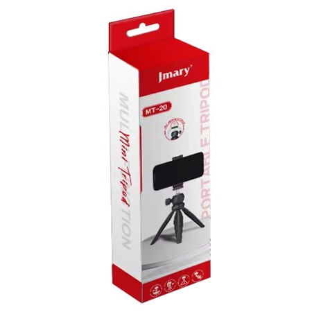 Штатив-трипод/монопод JMARY MT-20, напольный / настольный, 15 - 18,5 см, черный фото