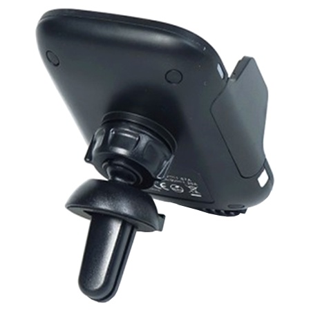 Автомобильный держатель YUNTENG C9 Rapid, зажимной с беспроводной зарядкой, на воздуховод, черный фото