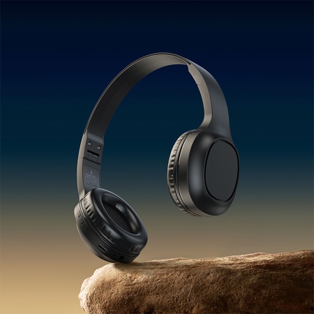 Беспроводные наушники накладные HOCO W46 Charm, Bluetooth, черный фото
