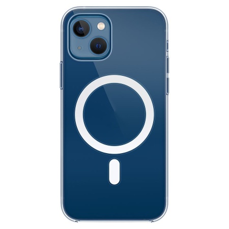 Чехол Clear Case пластиковый with MagSafe и Анимация для iPhone 15 6.1", прозрачный фото