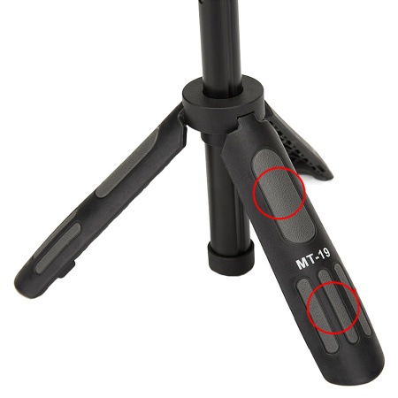 Штатив-трипод/монопод JMARY MT-19, напольный / настольный, 14,5 - 27,6 см, черный фото