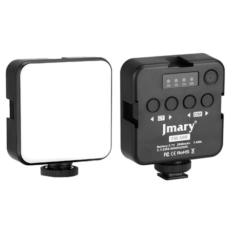 Светодиодный осветлитель JMARY FM-59R, 2000 мАч, черный фото