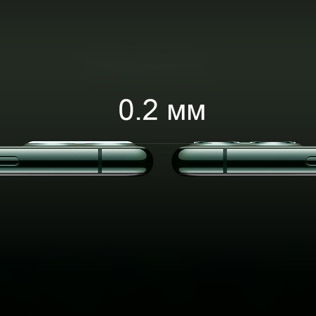 Защитное стекло на заднюю камеру TOTU AB-049 для iPhone 11, зеленый фото