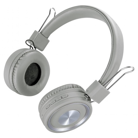 Беспроводные наушники накладные SODO SD-1002, Bluetooth + AUX, серый фото