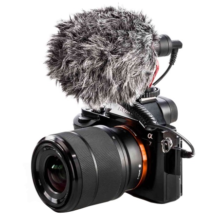 Микрофон универсальный кардиоидный BOYA BY-MM1 TRS/TRRS connector (B), Jack 3.5mm, черный фото