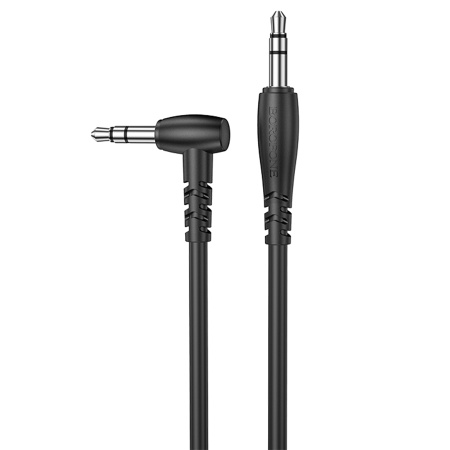 Аудиокабель BOROFONE BL10 AUX Jack 3,5 (m) - Jack 3,5 (m), 2 м, черный фото