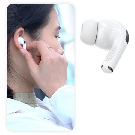 Беспроводные наушники TWS TOTU EAUB-036, Bluetooth, белый фото