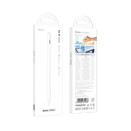 Стилус HOCO GM114 Smart, белый