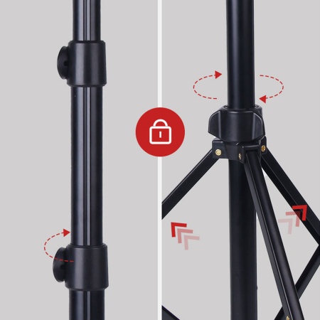 Штатив-трипод JMARY KP-2206, напольный, 60 - 169 см, черный фото