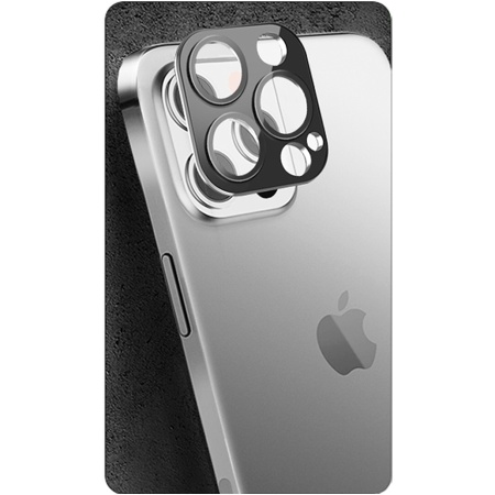 Защитное стекло на заднюю камеру COTEetCI Lens Film для iPhone 12 Pro 6.1", черный фото