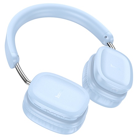 Беспроводные наушники накладные HOCO W51 Delightful, Bluetooth, синий фото